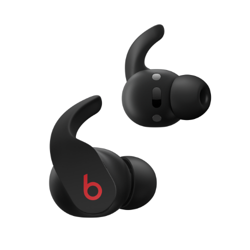 A pair of Beats Fit Pro earbuds