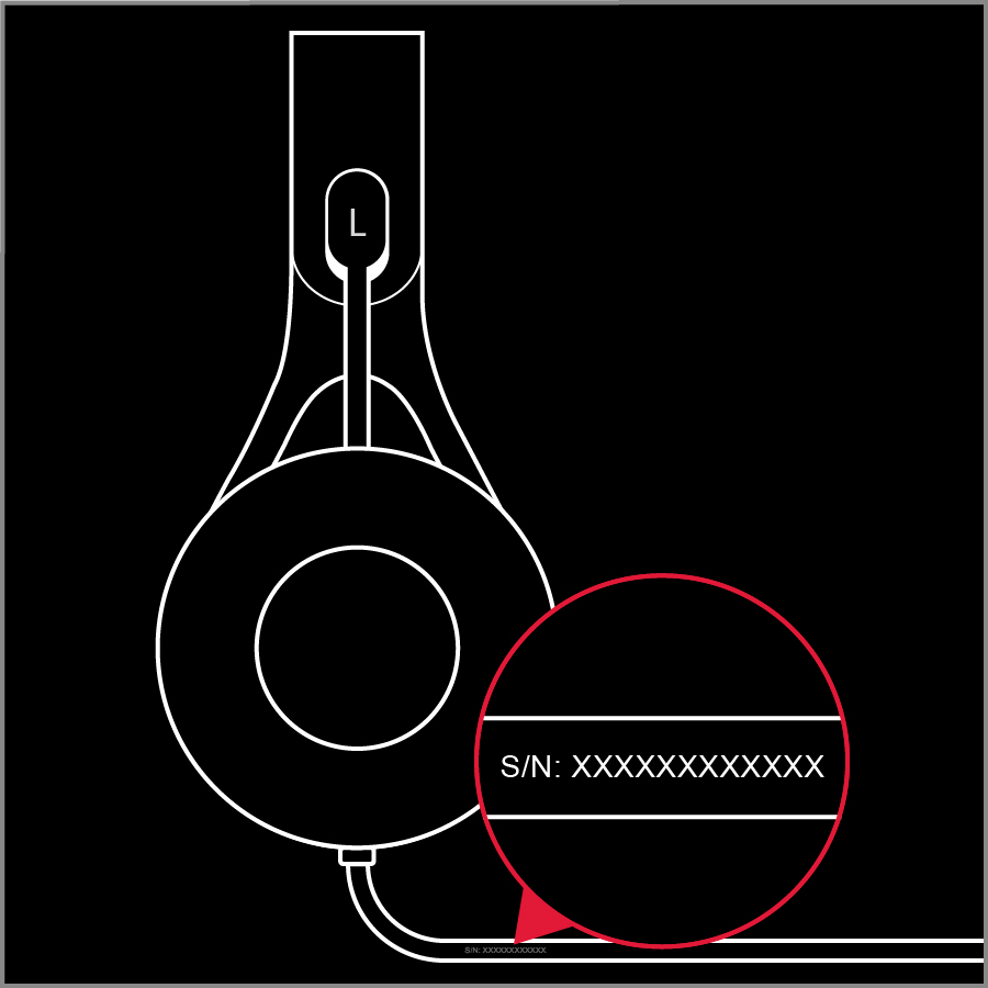 how to find your beats serial number