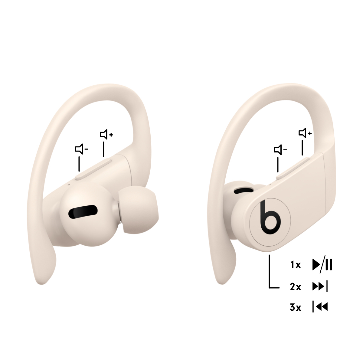 - Wireless Pro Powerbeats True Beats Ivory - - Earbuds