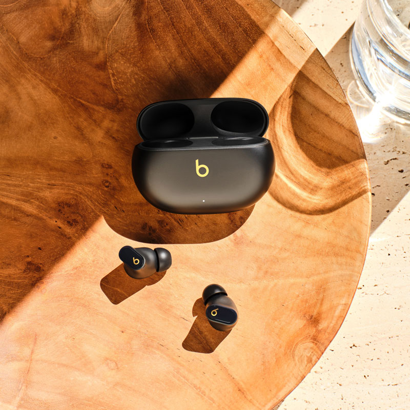Beats Studio Buds + True Wireless Noise Cancelling Earbuds — Black / Gold -  Apple