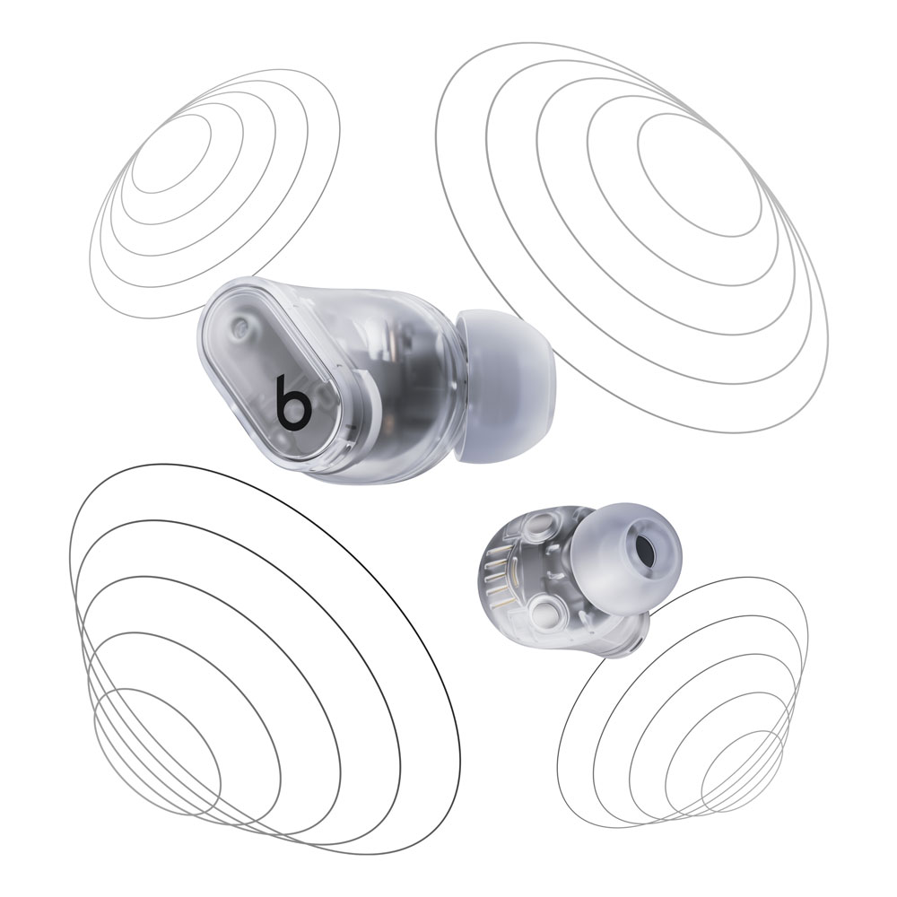 Beats Studio Buds + True Wireless Noise Cancelling Earbuds - Transparent
