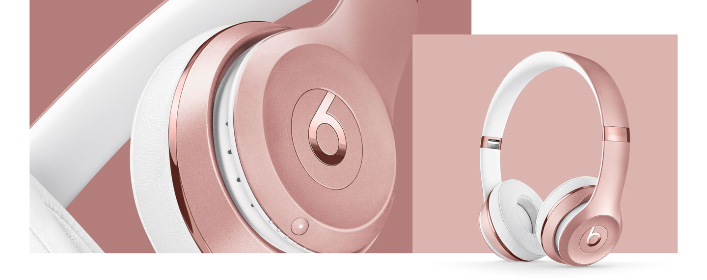 beats solo3 rose gold