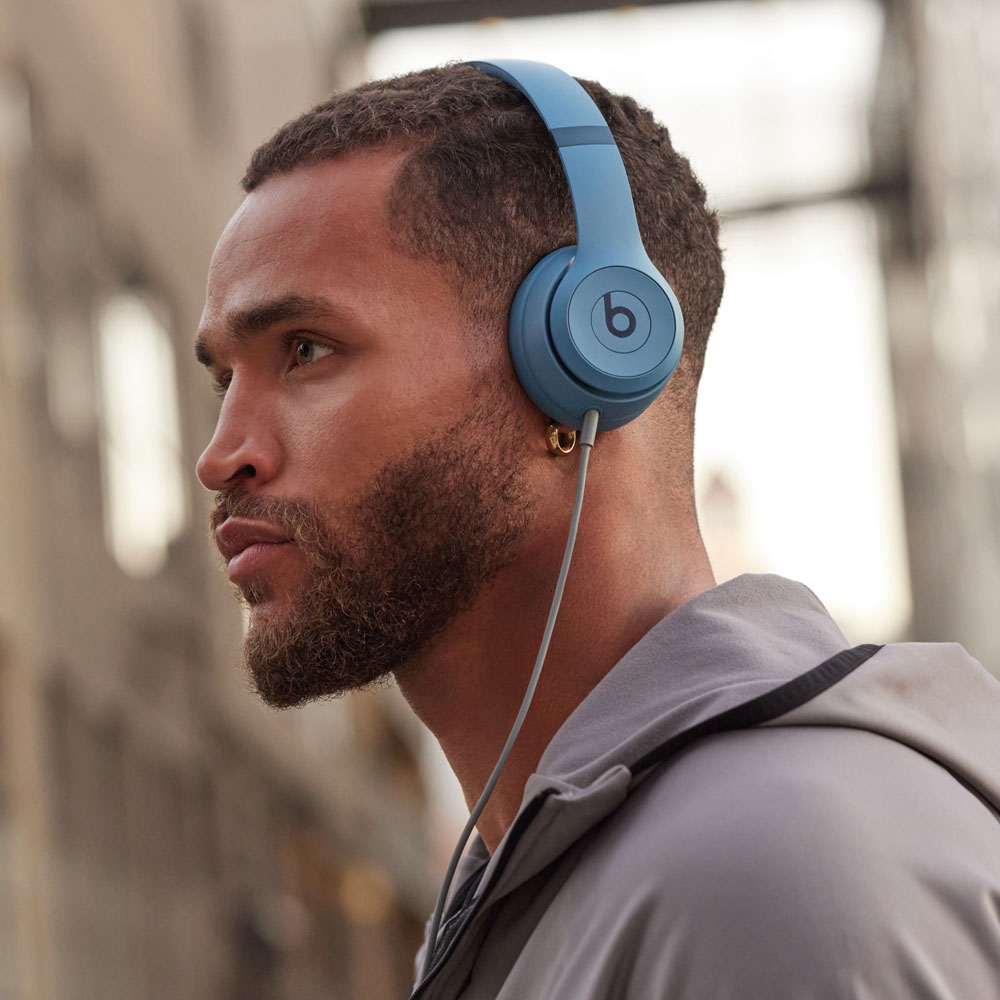 Beats Solo 4 - Bluetooth Wireless On-Ear Headphones - Slate Blue