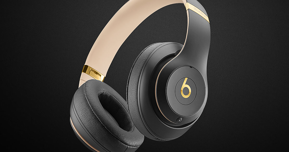 beats studio 3 wireless black gold