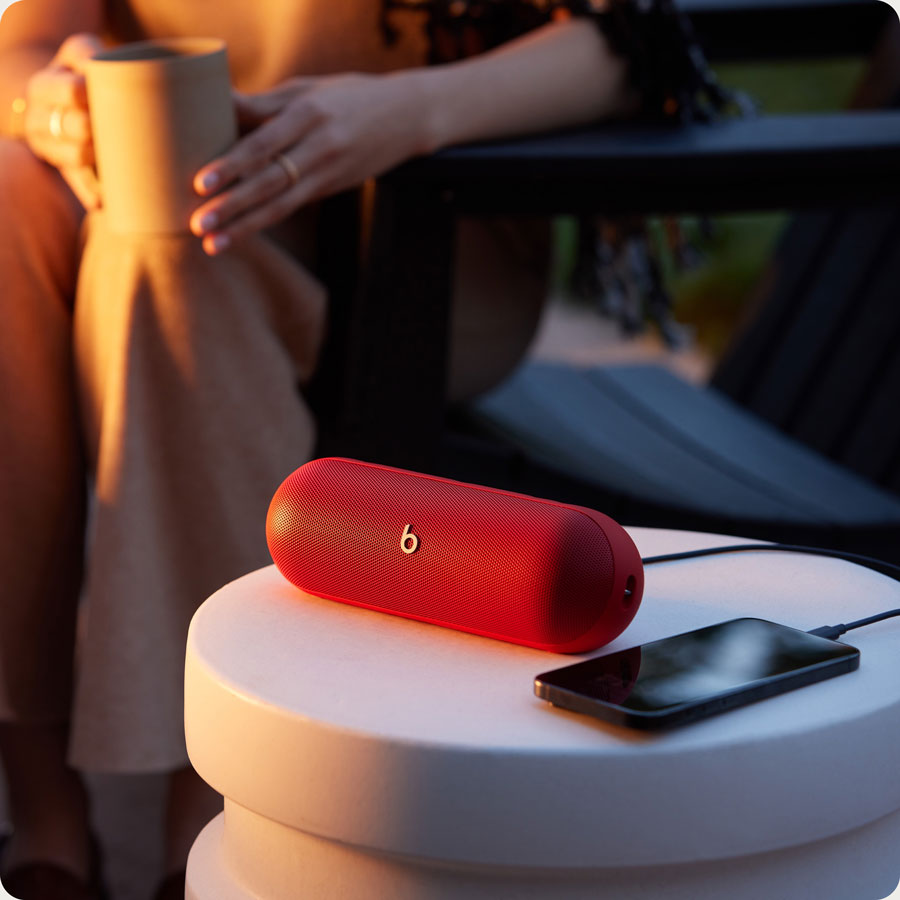 Latest Beats Pill - Portable Bluetooth Wireless Speaker - Statement Red